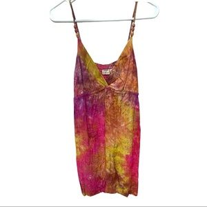 Sparkle tie dye dress